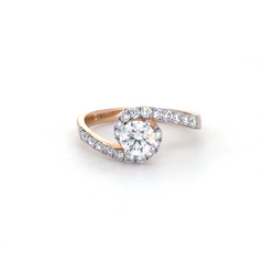 Aurora Twist Diamond Lab Grown Diamond Ring