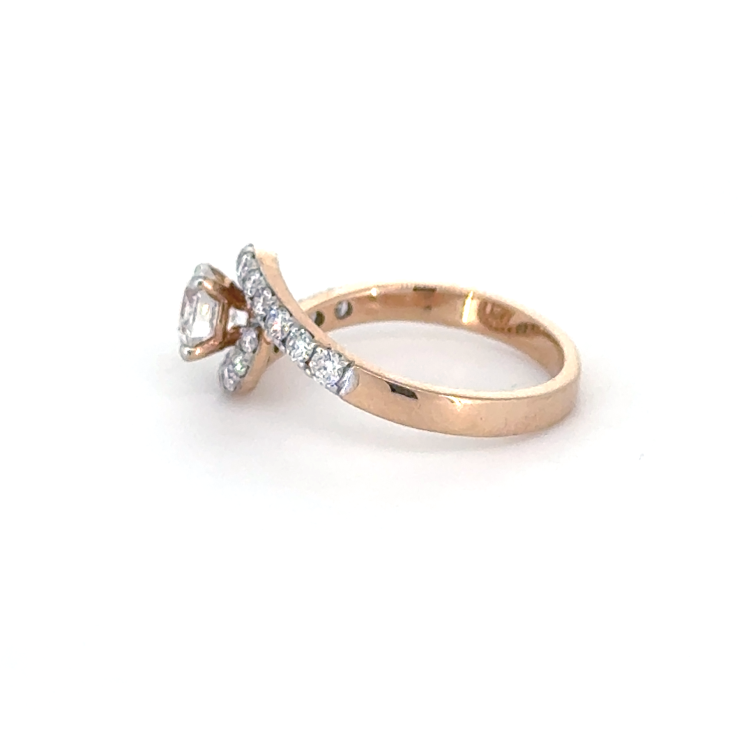 Aurora Twist Diamond Lab Grown Diamond Ring