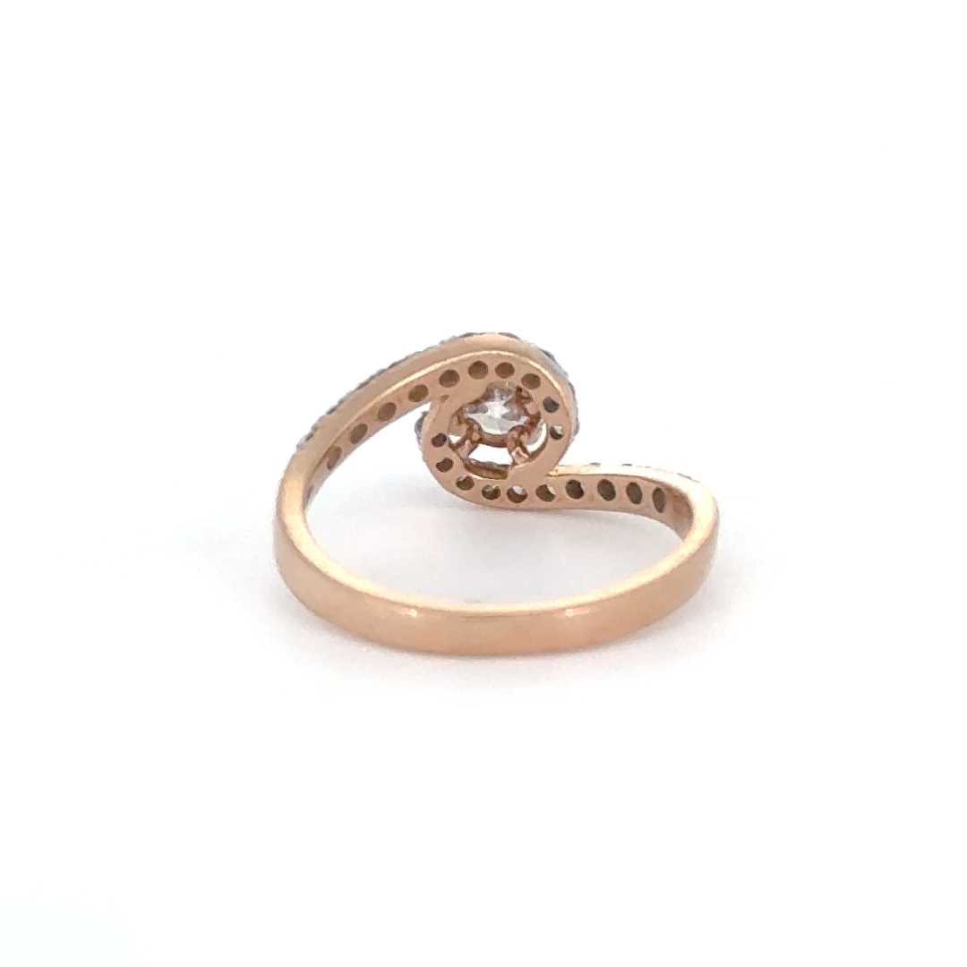 Aurora Twist Diamond Lab Grown Diamond Ring