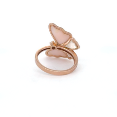 Blush Bloom Lab Grown Diamond Butterfly Ring