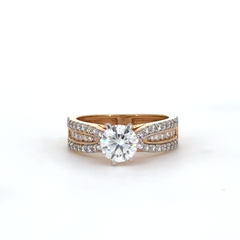 Royal Flare Solitaire Lab Grown Diamond Ring