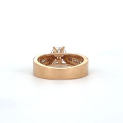 Royal Flare Solitaire Lab Grown Diamond Ring