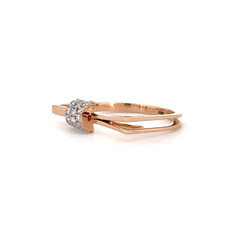 Twilight Petal Floral Lab Grown Diamond Ring