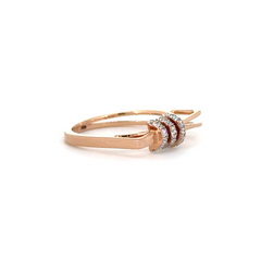 Twilight Petal Floral Lab Grown Diamond Ring