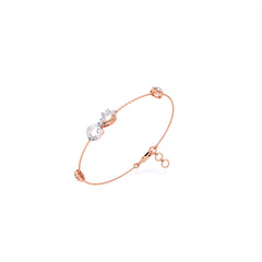 Infinity Shape Round Box Chain Bracelet