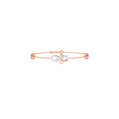 Infinity Shape Round Box Chain Bracelet