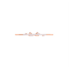 Single Line Light Weight Lab Grown Diamond Bracelet