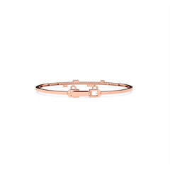 Single Line Light Weight Lab Grown Diamond Bracelet