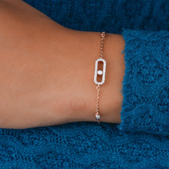 Move Classic Pave lab Diamond Bracelet