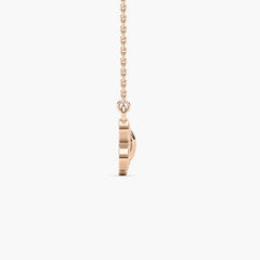 Round Diamond Floating Fish Fashion Pendant