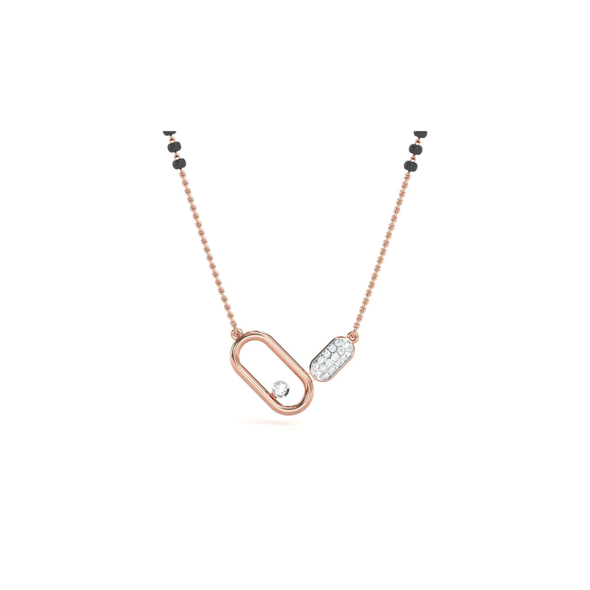 Naira Diamond Mangalsutra Necklace