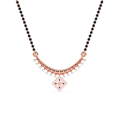 Elegant Gold Lab Grown Diamond Mangalsutra