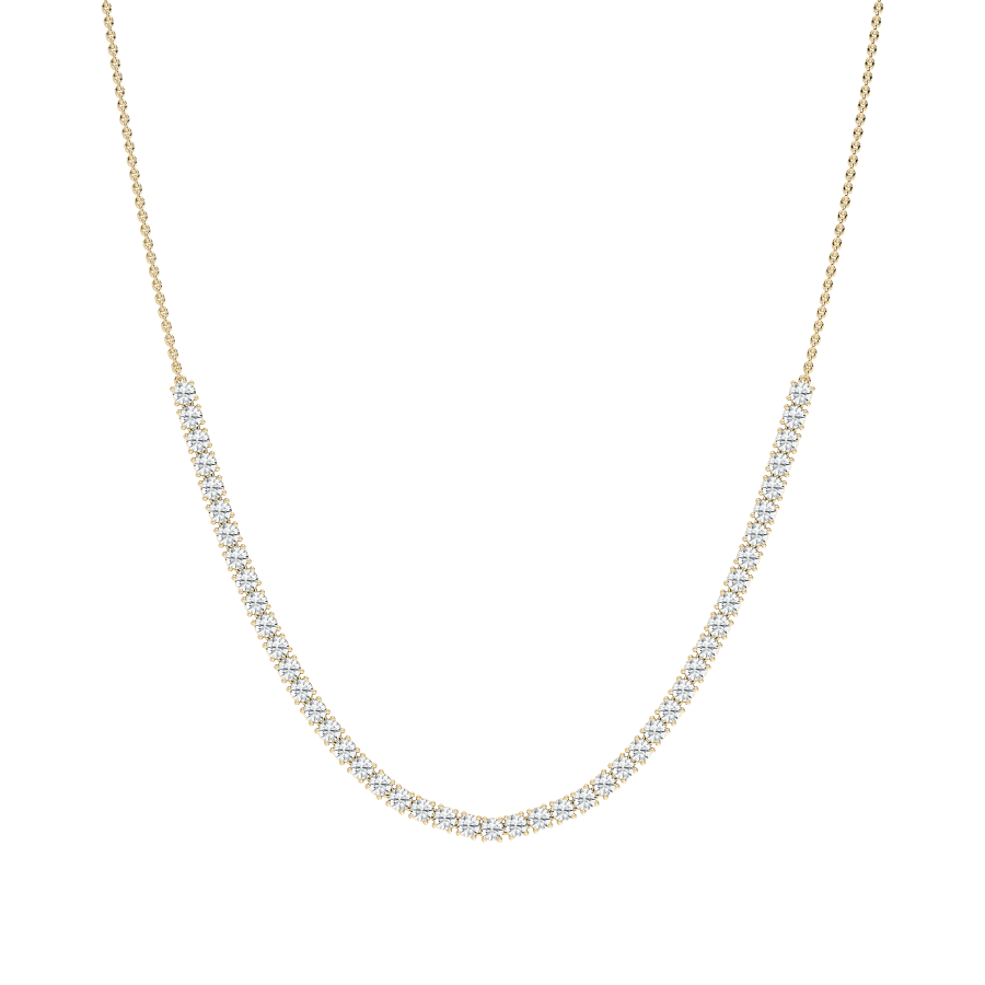 5 Carat Round Diamond Visionary Diva Chain Necklace