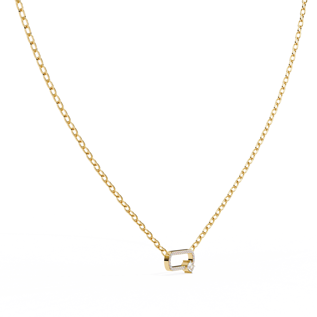 Modern Halo Pendant