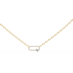 Modern Halo Pendant